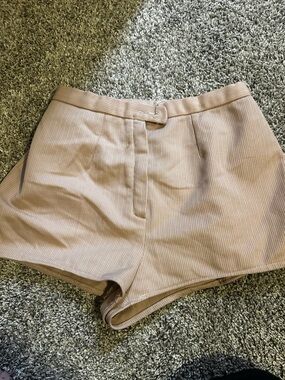 Vintage Ribbed Knit Shorts